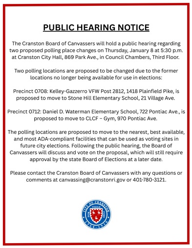 Public Hearing Notice